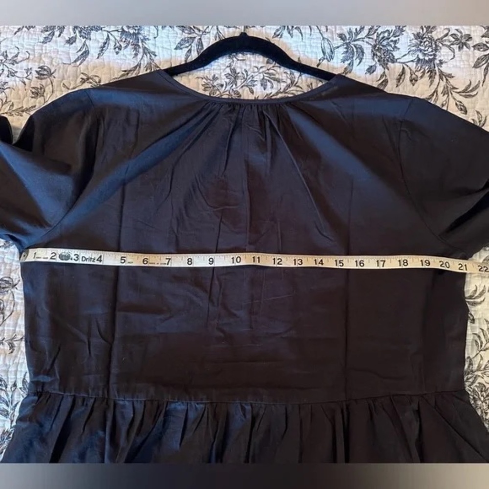 CRISTIN COOPER Garden Dress sz M - black NEW - Picture 5 of 11